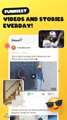 Sharefun -Funny videos & Memes android App screenshot 2